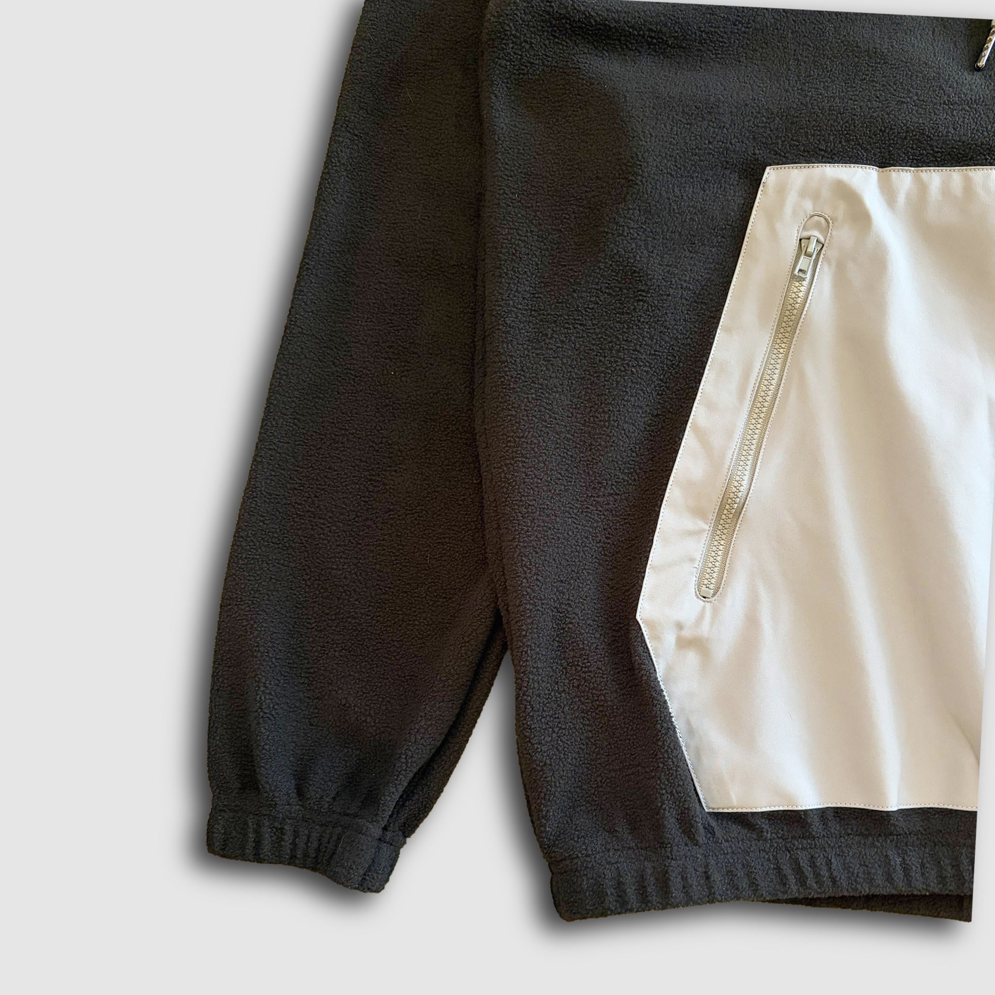 Panorama Stretch Fleece Hoodie - Black/Gray