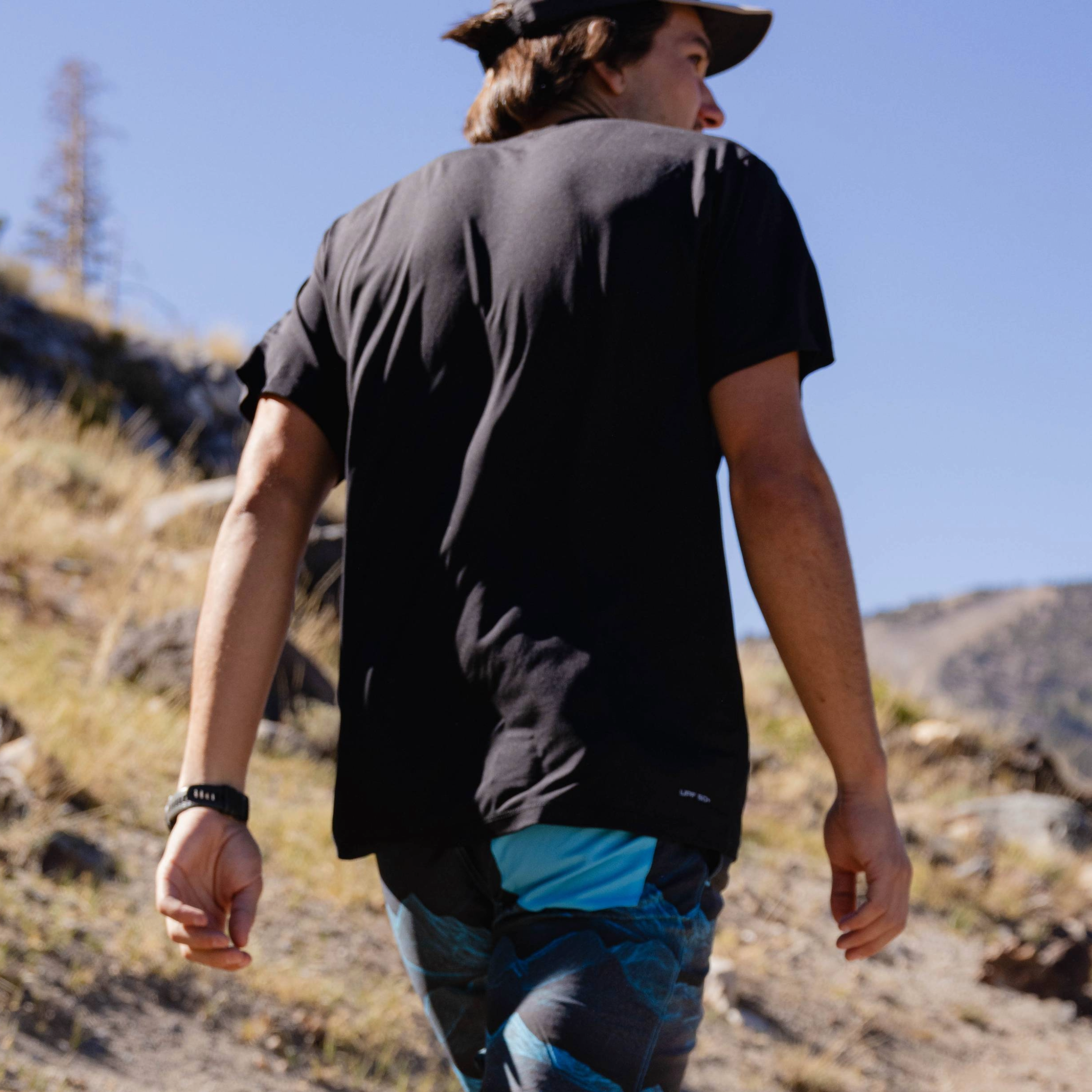 UV Stretch Tech Tee - Black