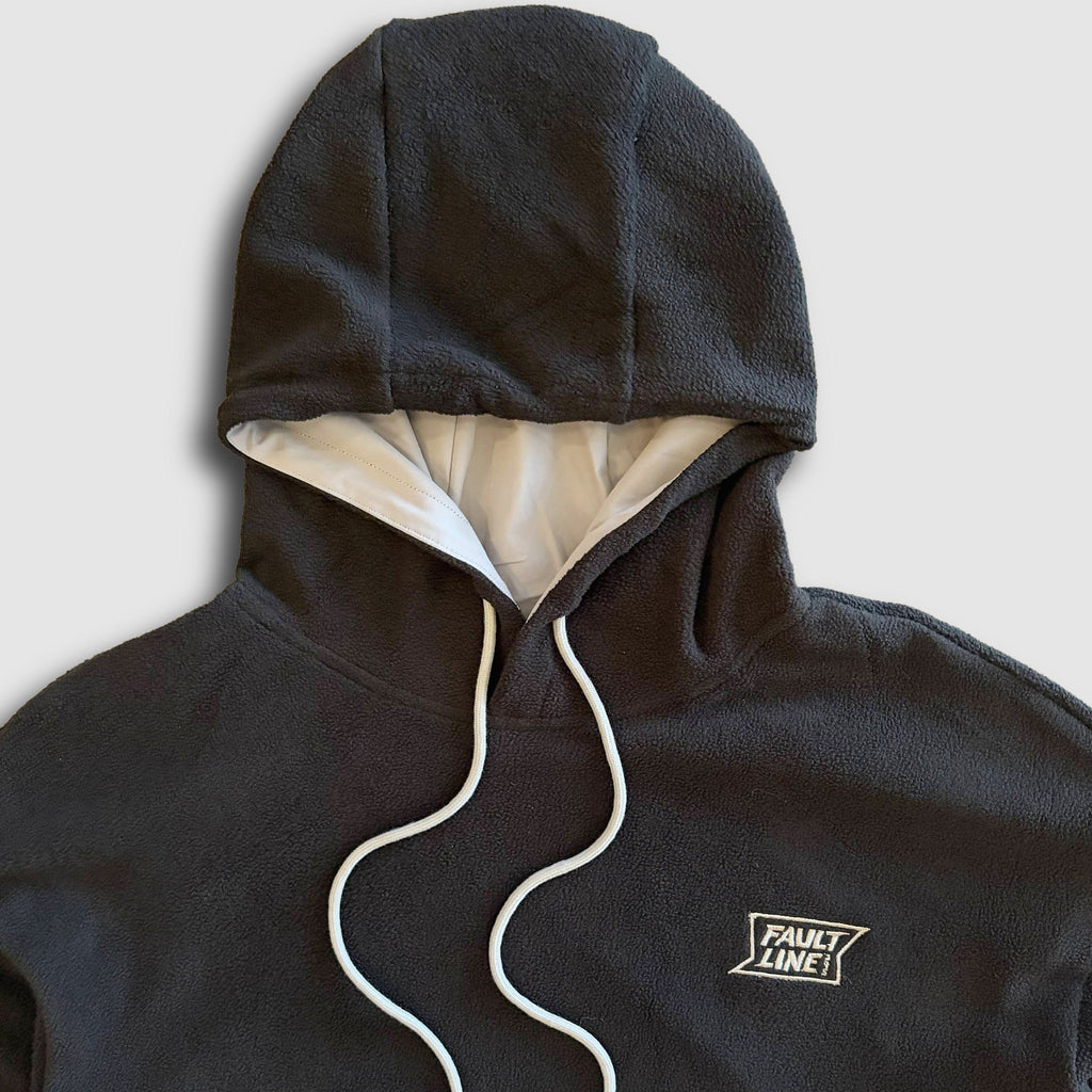 Panorama Stretch Fleece Hoodie - Black/Gray