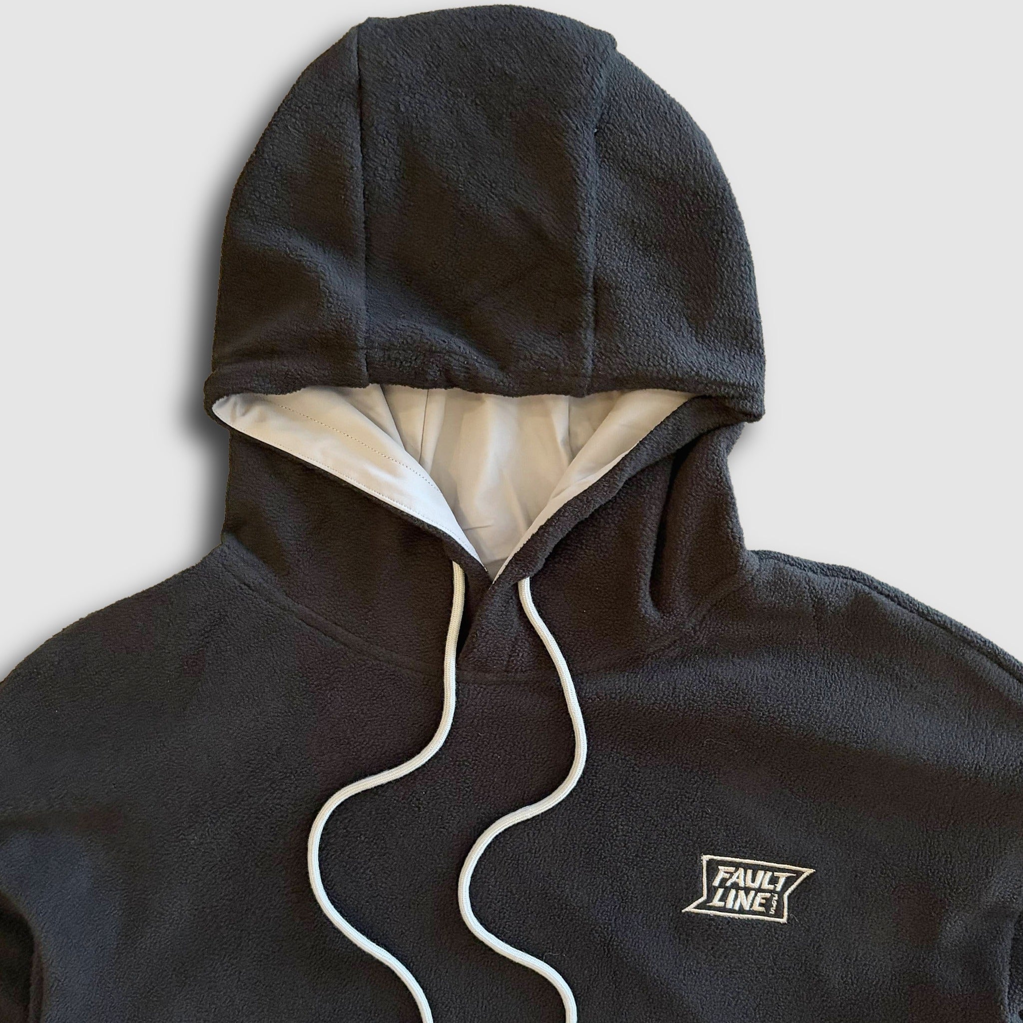 Panorama Stretch Fleece Hoodie - Black/Gray