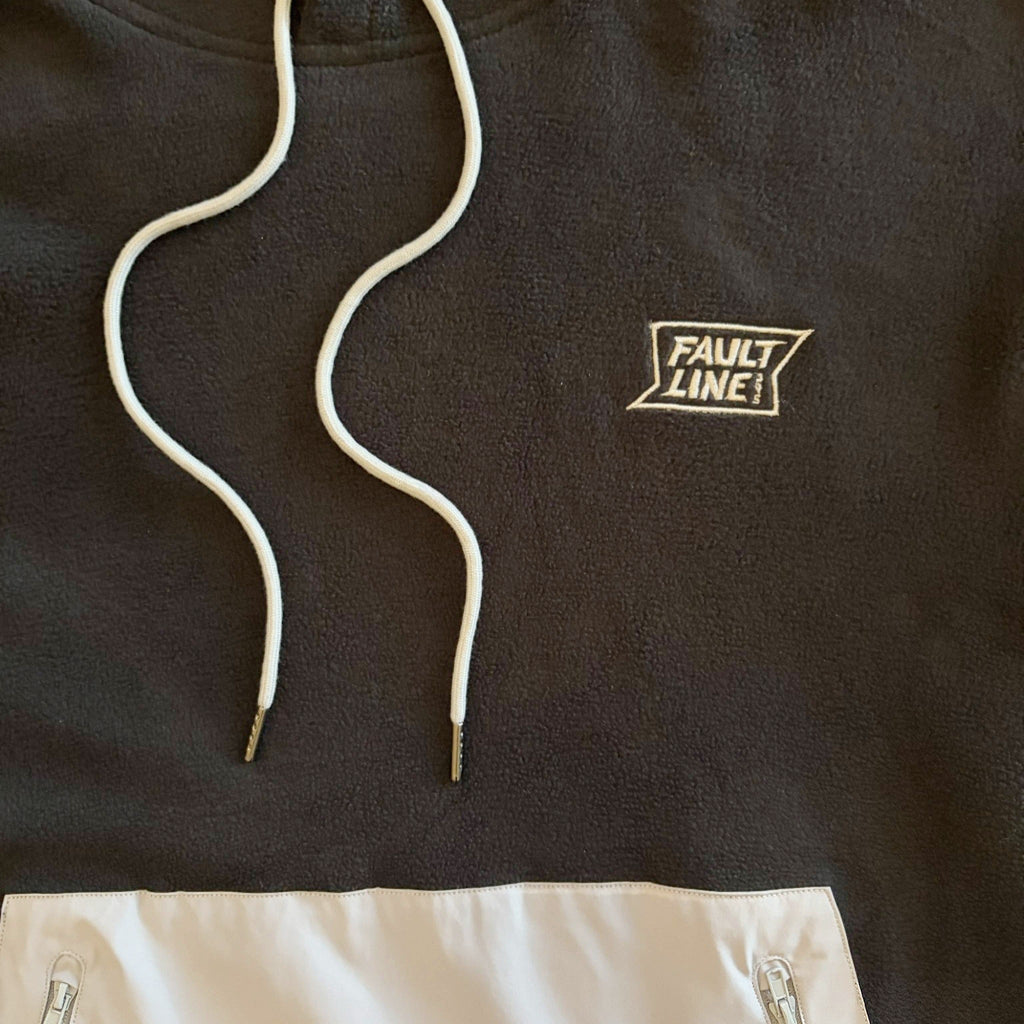 Panorama Stretch Fleece Hoodie - Black/Gray