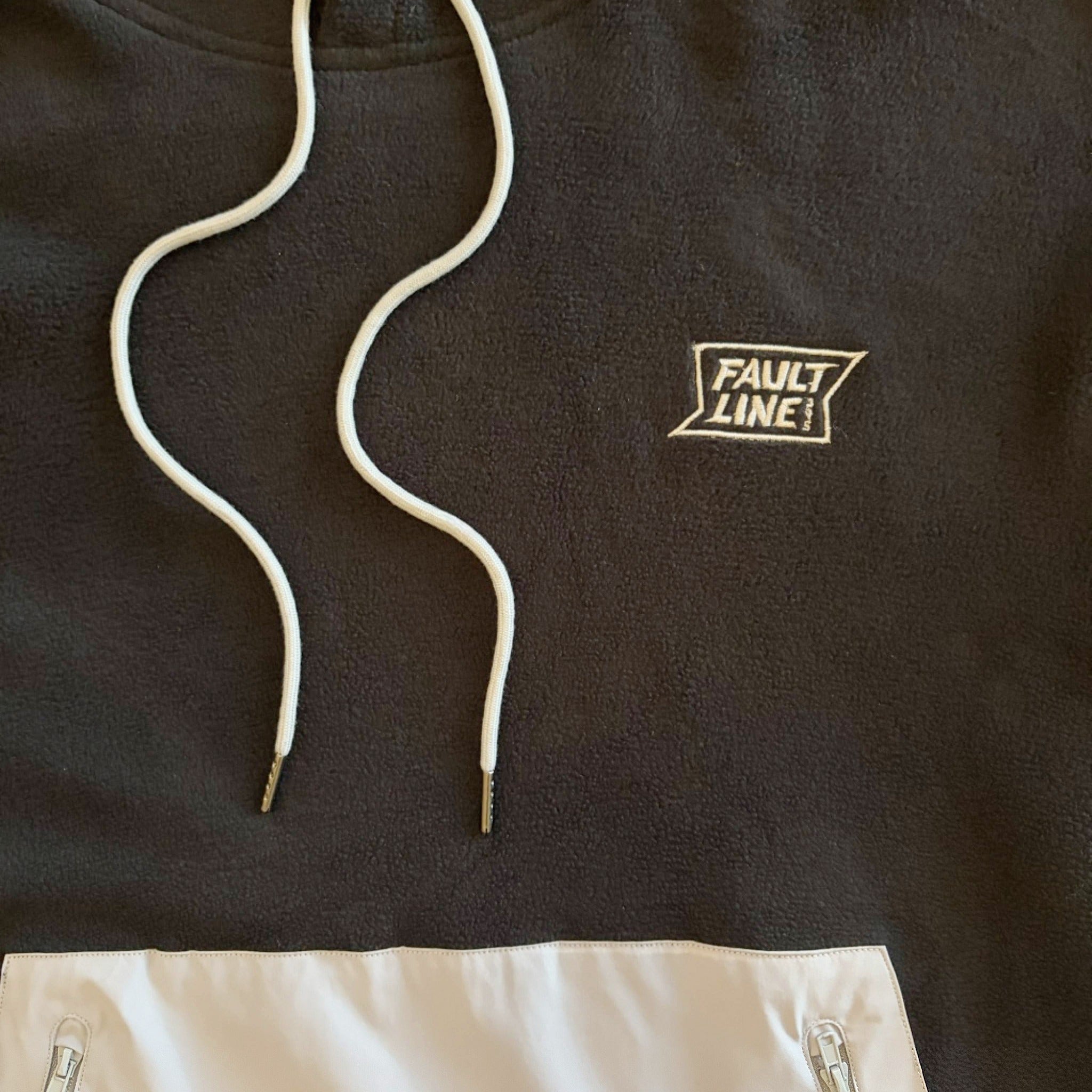 Panorama Stretch Fleece Hoodie - Black/Gray