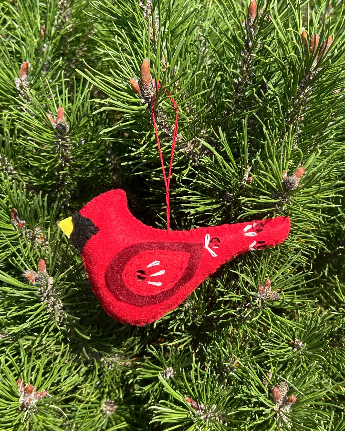 Cardinal Ornament
