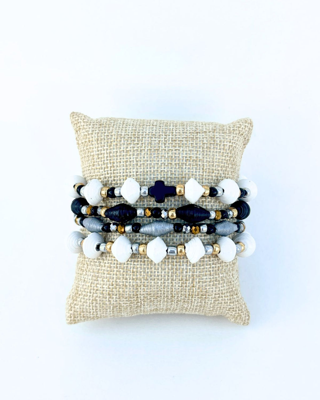 Mirielle Paper Bead Bracelet Set