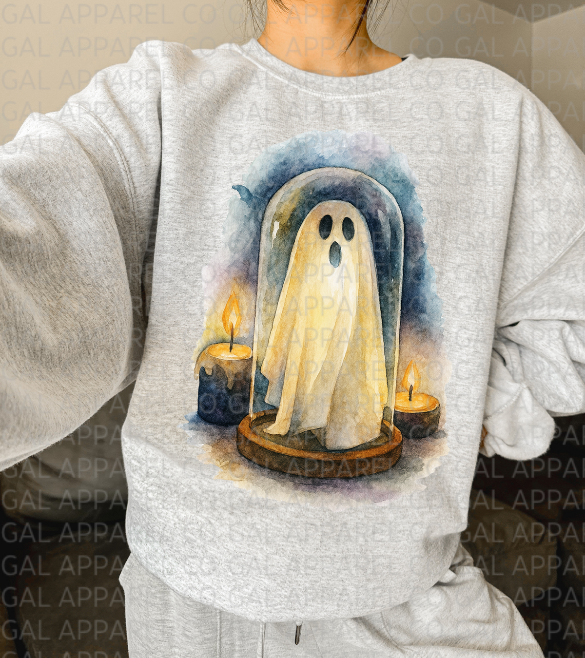 Candlelit ghost Spirit Dome Tee or Sweatshirt