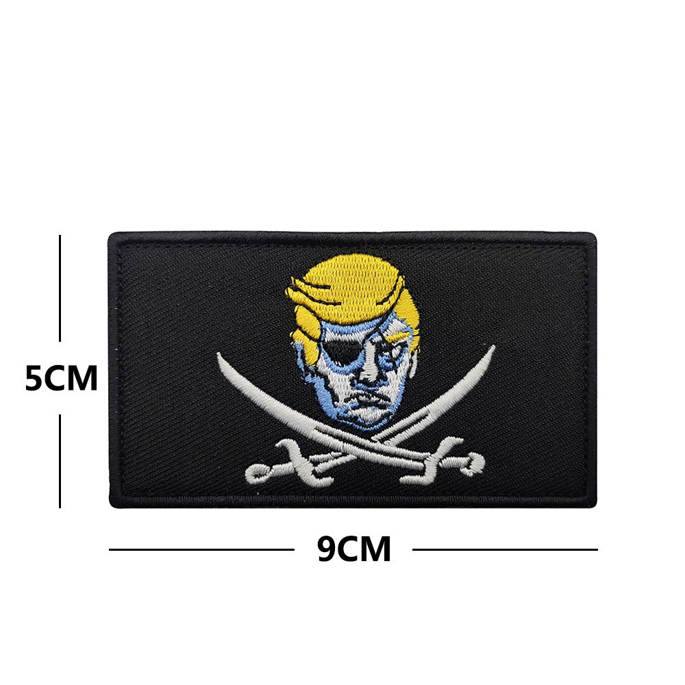 Trump Cross Swords - Embroidered Patch