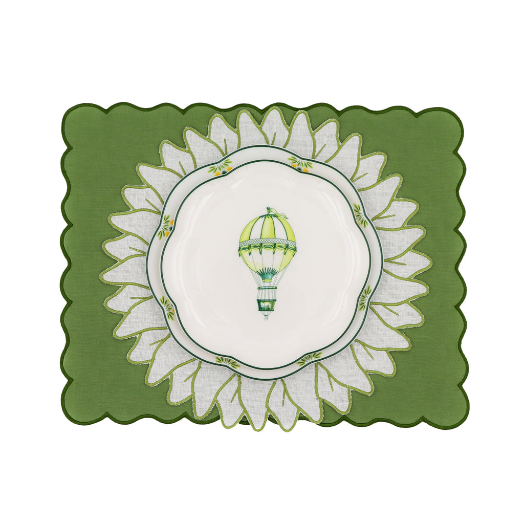Valensole Lavender Scalloped Starter Plate - Set of 4 (+1 Bonus Plate)