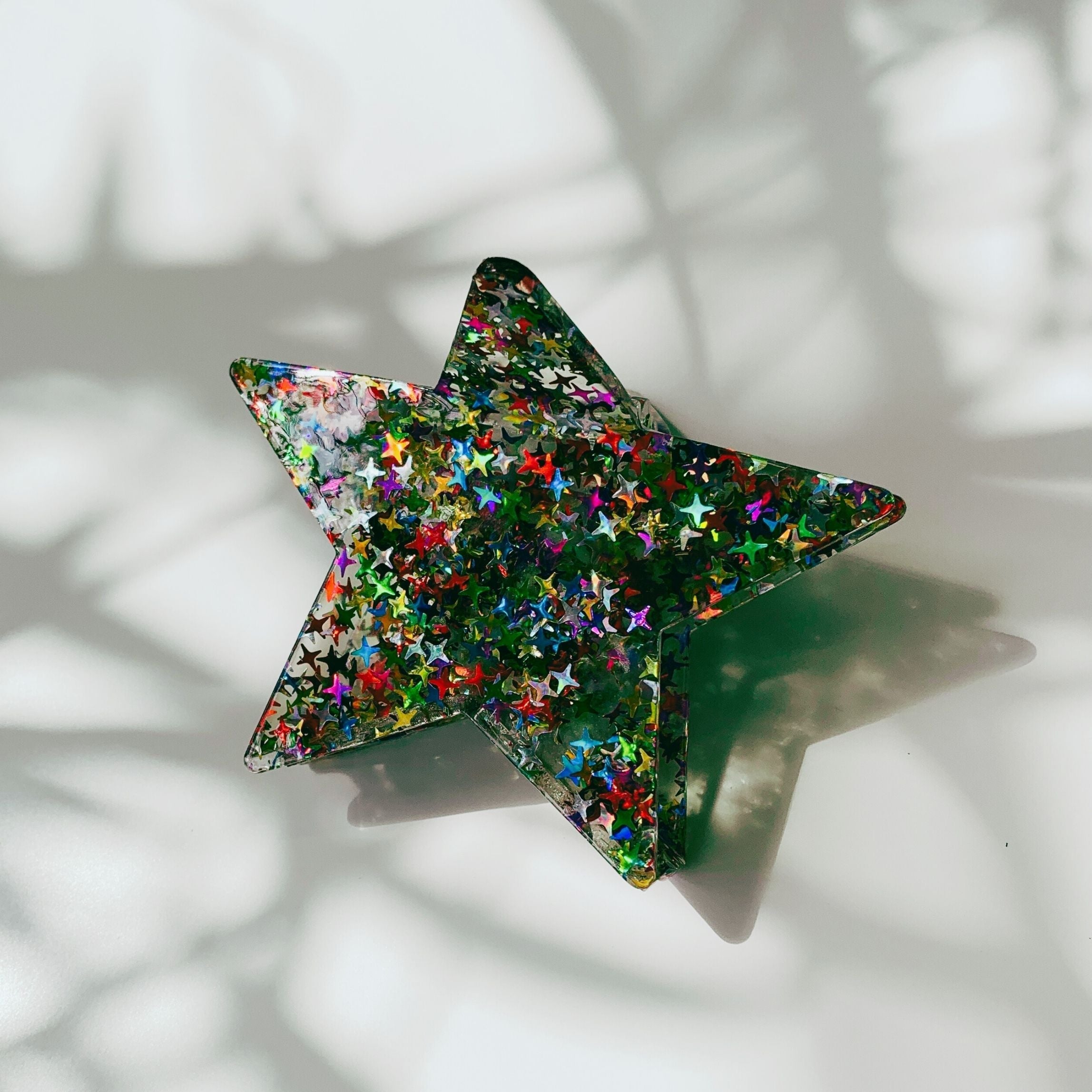 Velvet Claws Glitter Star Hair Claw