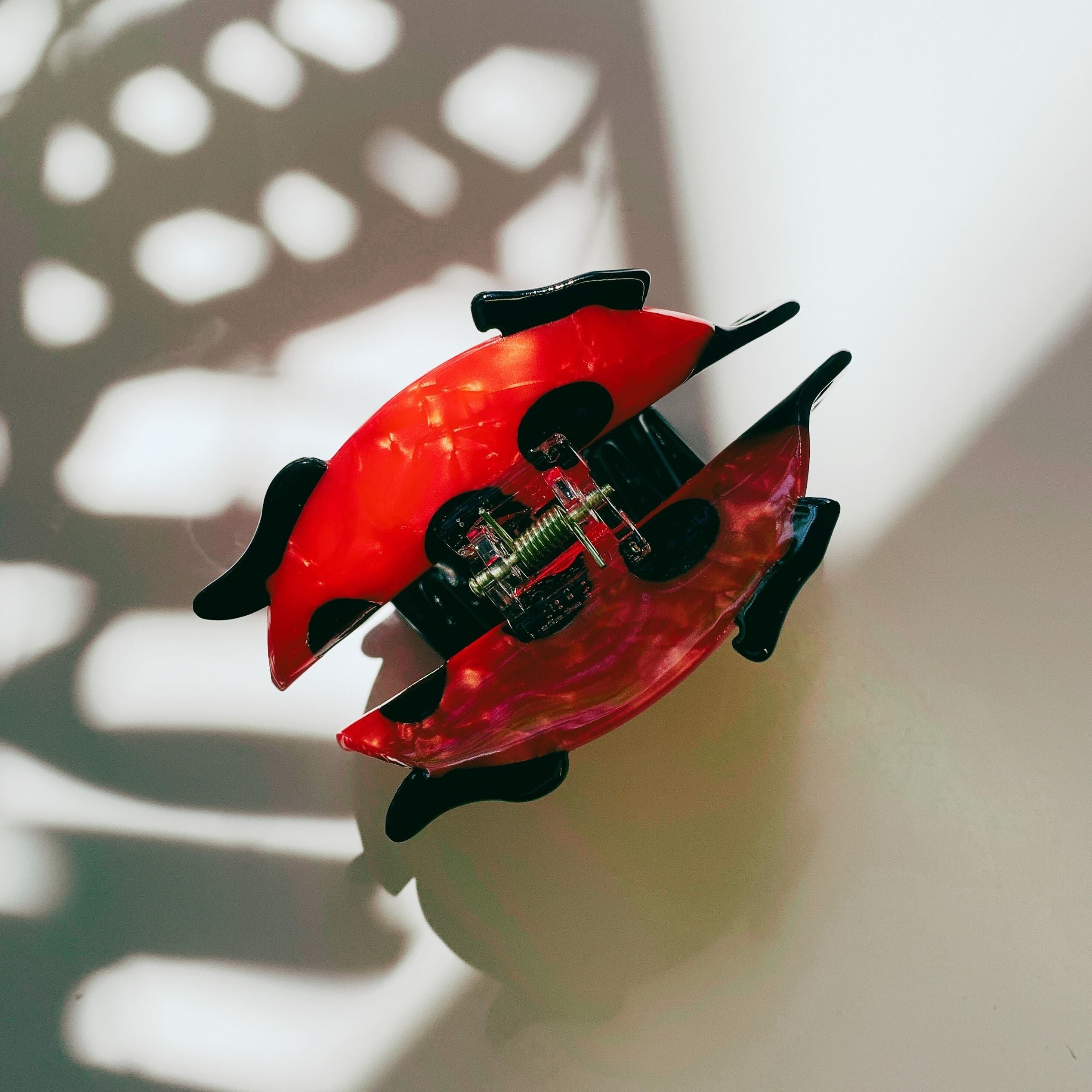Velvet Claws Ladybug Hair Claw