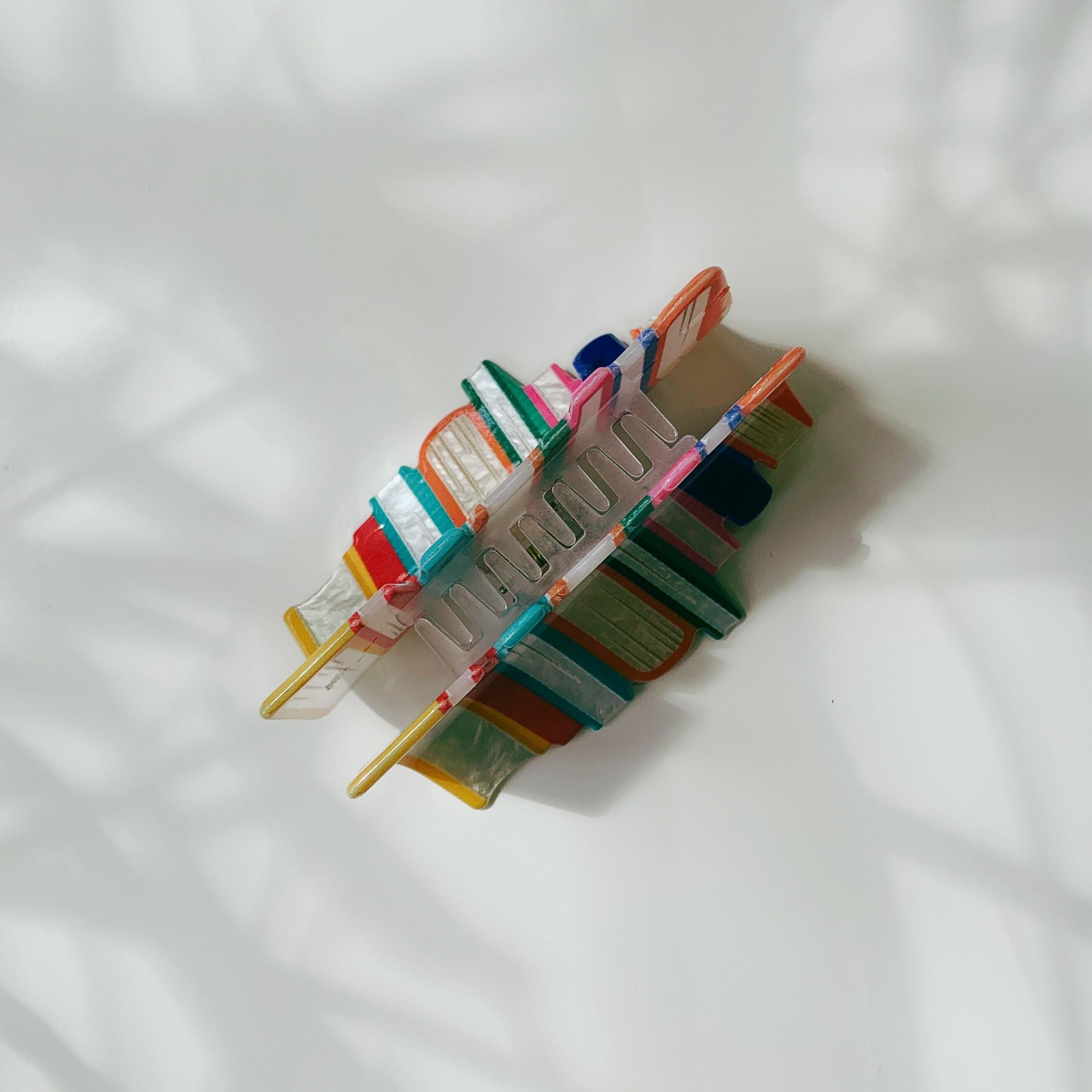 Velvet Claws Stack of Books Hair Clip