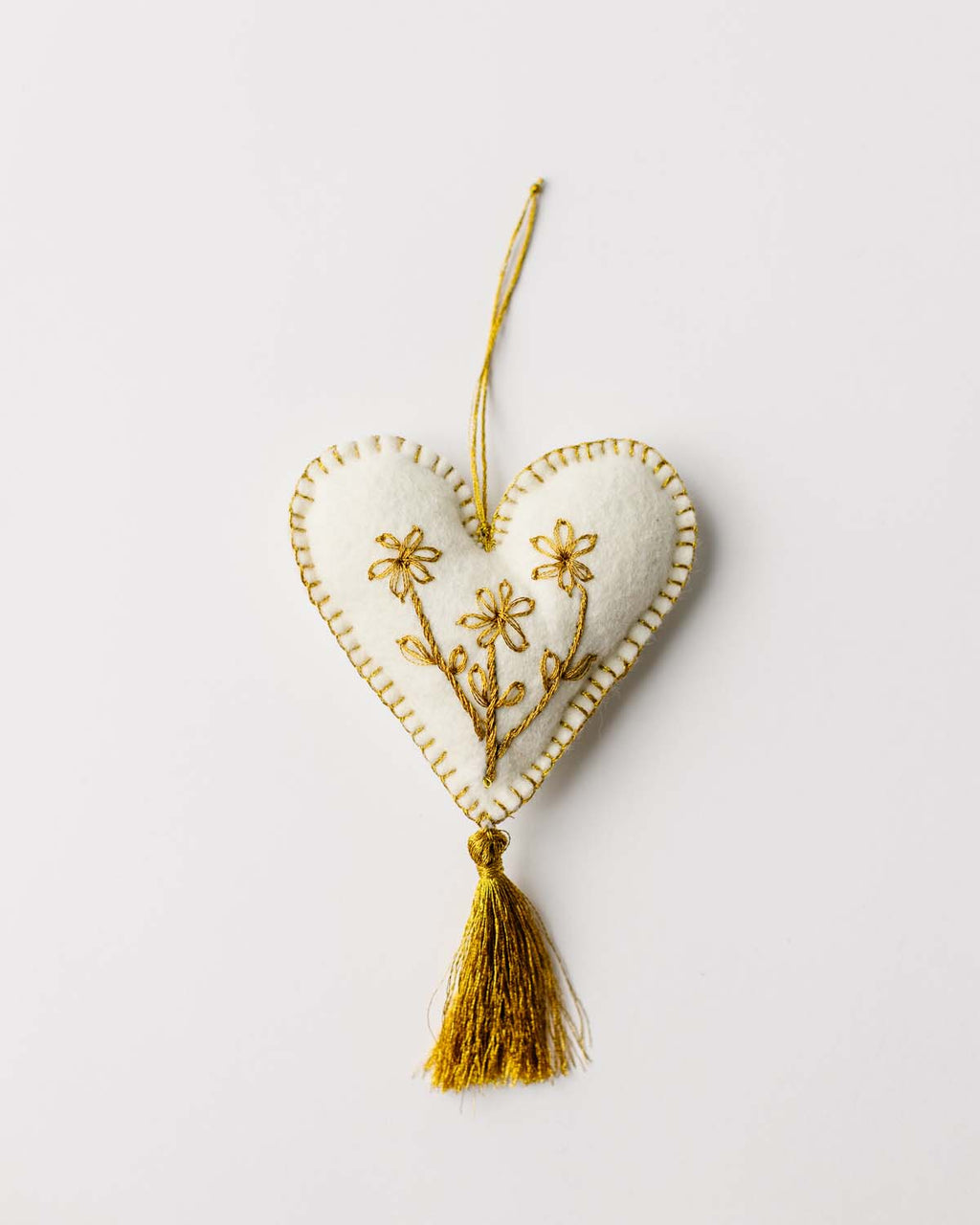 Alejandra Felt Heart Ornament