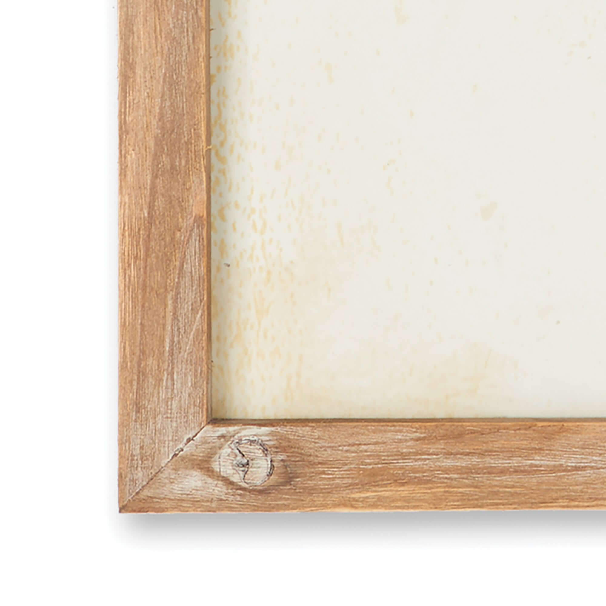 Vintage Coastal Blue Coral Prints with Whitewashed Wood Frames (Set of 4)
