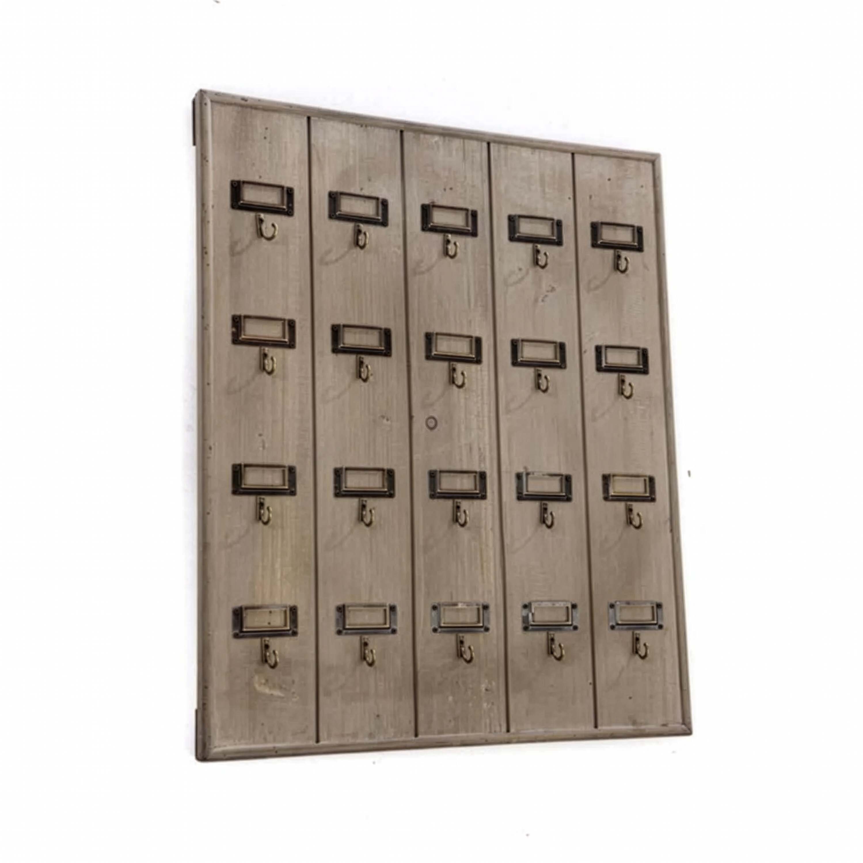 Vintage Hotel Key Rack