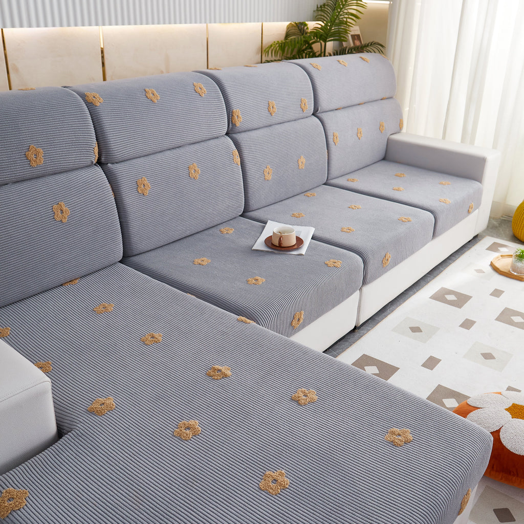 Polar Fleece Sofa Cushion Covers for Sofa 1/2/3/4 Seater, Best Seat Covers for Dogs, Pet Couch Protector