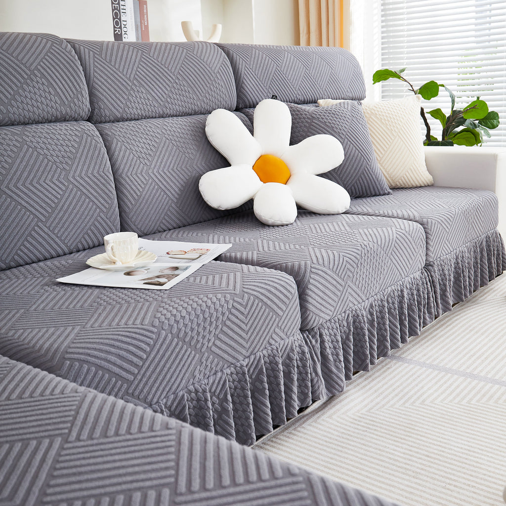 Stretch Sofa Covers for Couch Seats and Cushions, Suitable for 1/2/3/4/L Seater Sofas and Couches