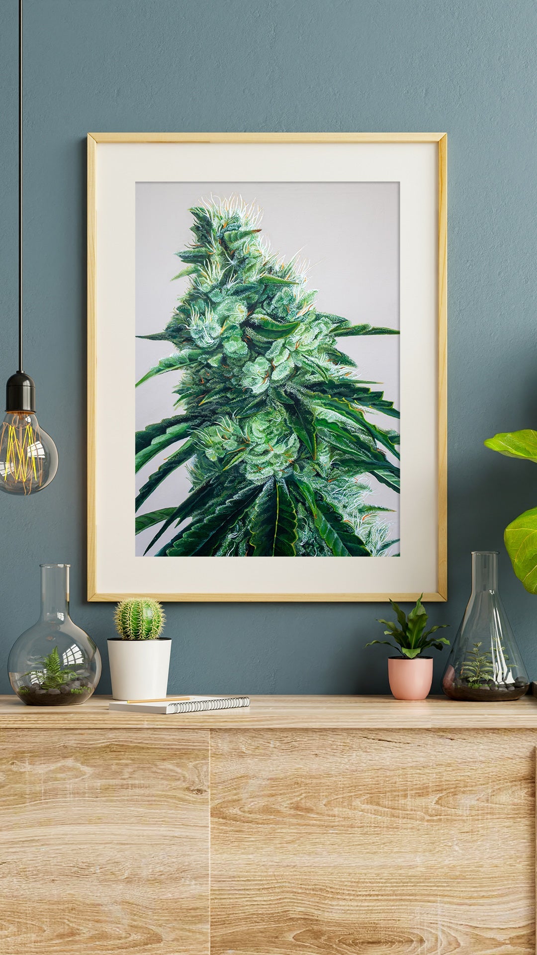 White Durban 18"x24" Poster