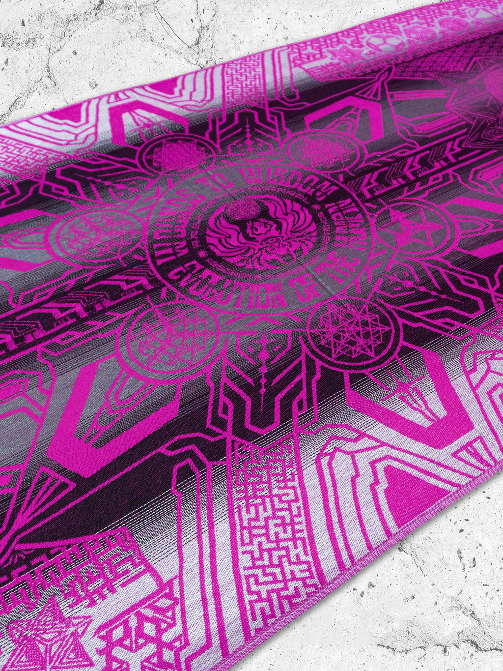 WOUNDS TO WISDOM ✦ Pink Gradient Festival Shawl