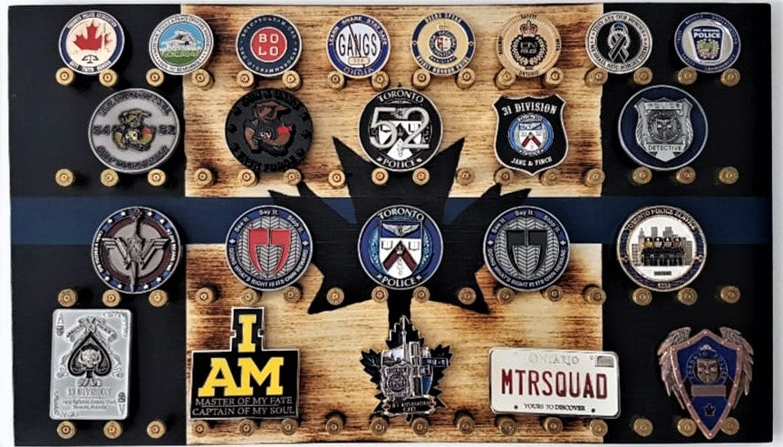 Flag Wall Coin Holder