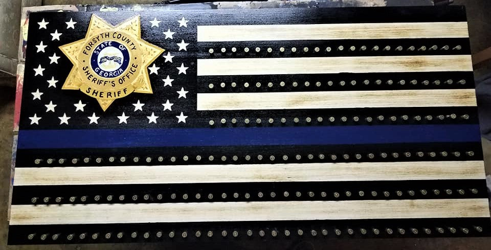 Flag Wall Coin Holder