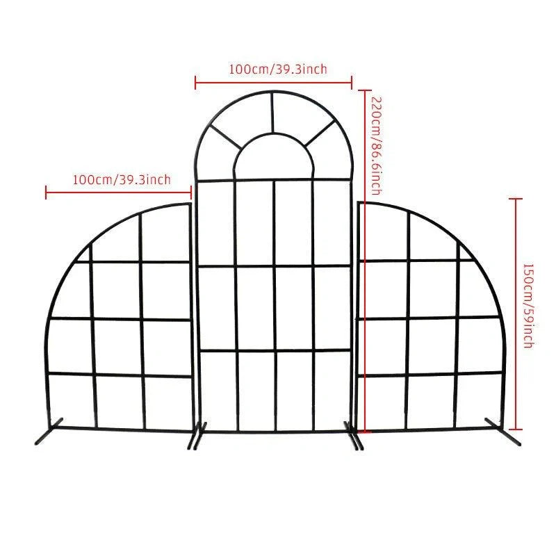 Wedding Backdrop Grid Arch  Flower Stand
