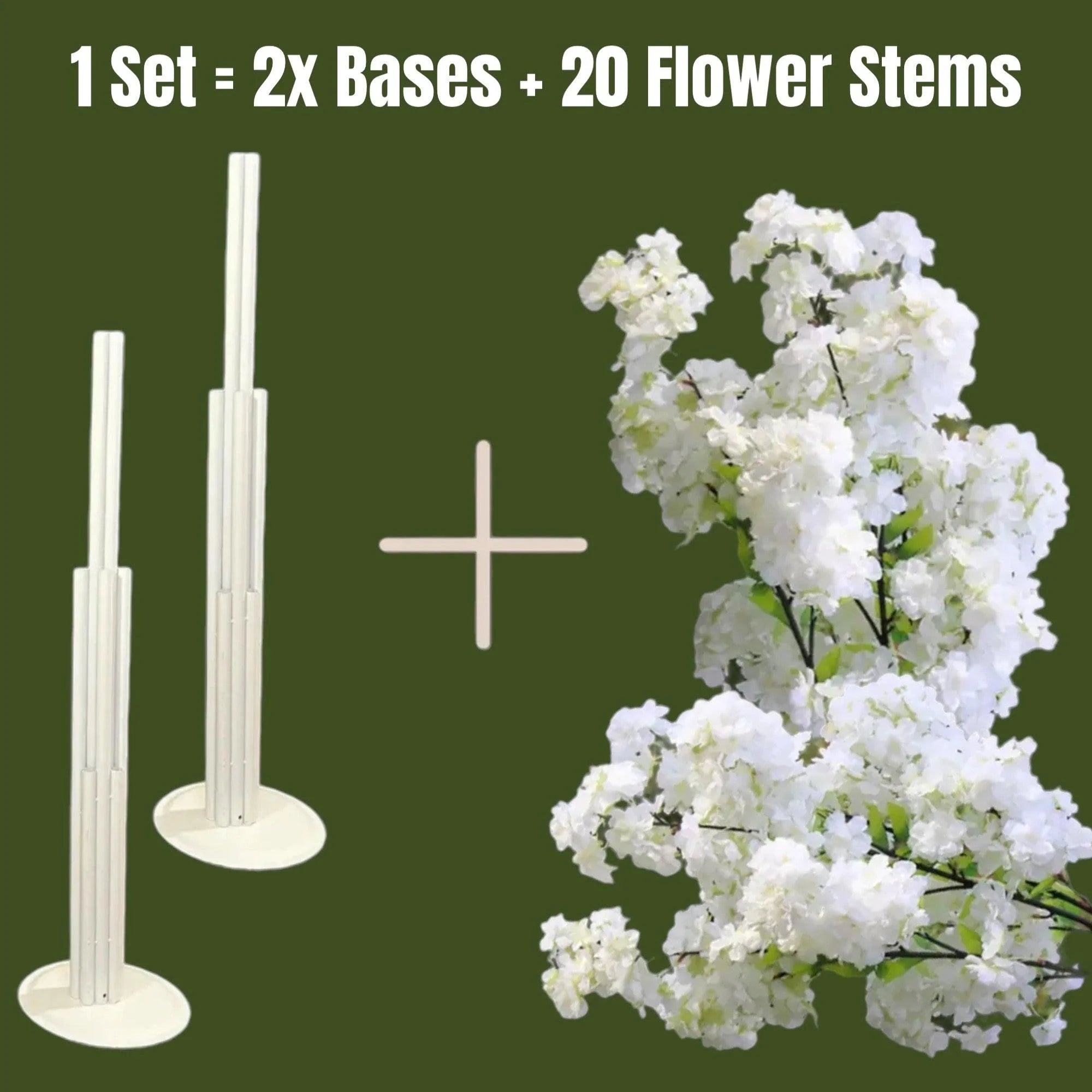 Wedding Cherry Flower Tree Centerpieces 2-Pack