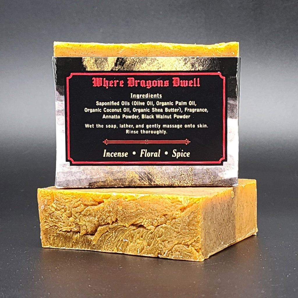 "Where Dragons Dwell" Handmade Vegan Bar Soap