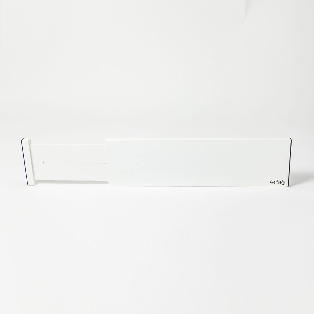 Bamboo Expandable Drawer Dividers – White