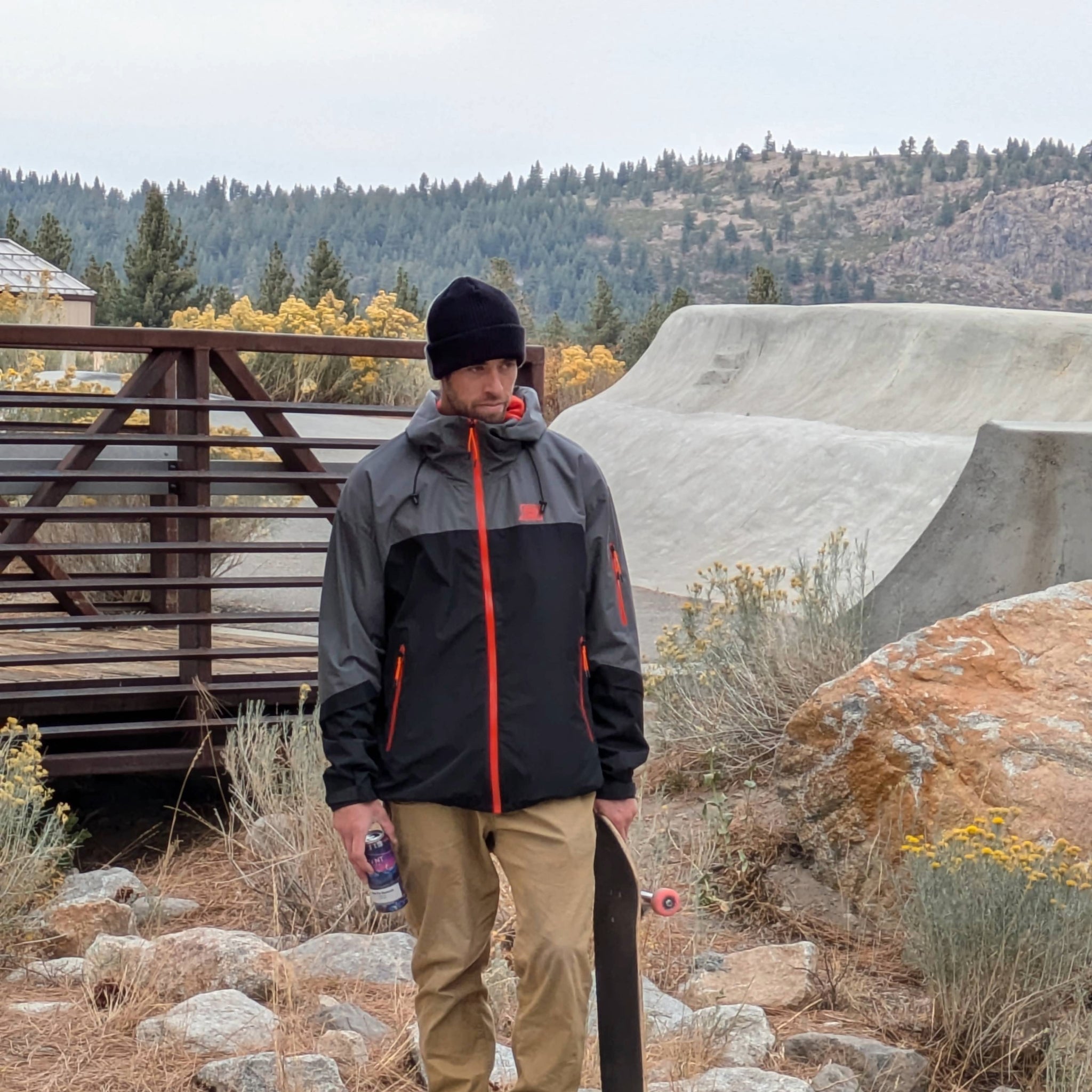 Forest Trail Waterproof Jacket - Graphite/Black