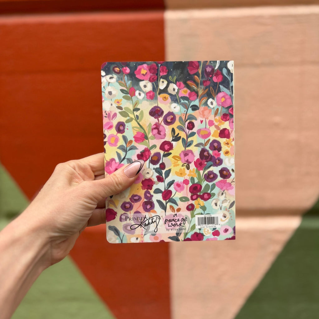 You Can Do This Journal | Double-Sided Floral Design Notebook
