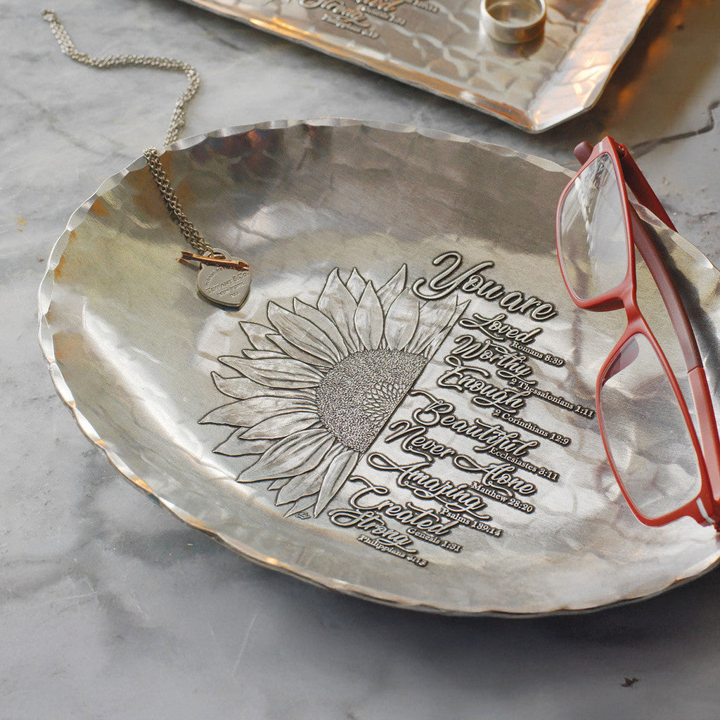 You Are... Sunflower Medium Oval Bowl