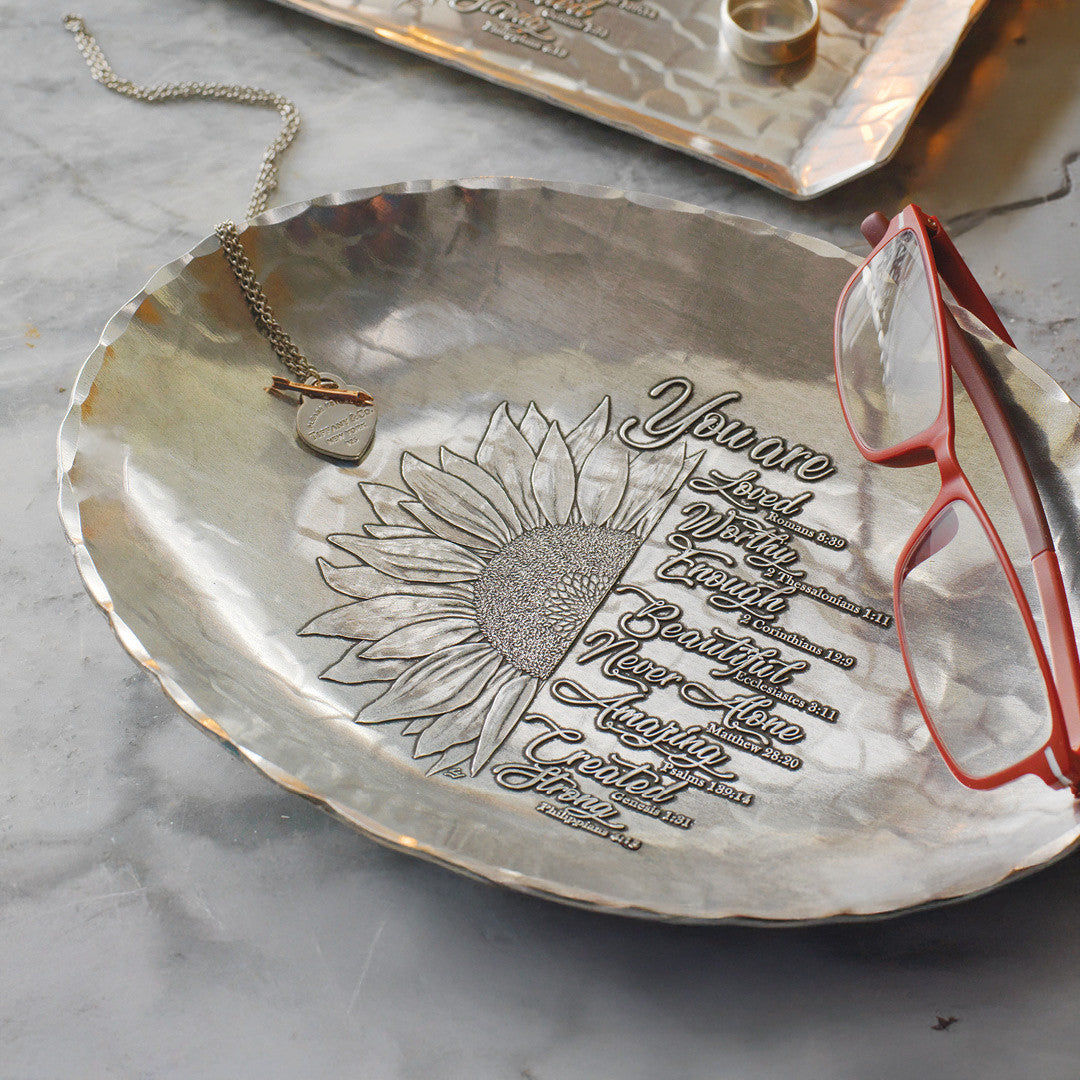 You Are... Sunflower Medium Oval Bowl