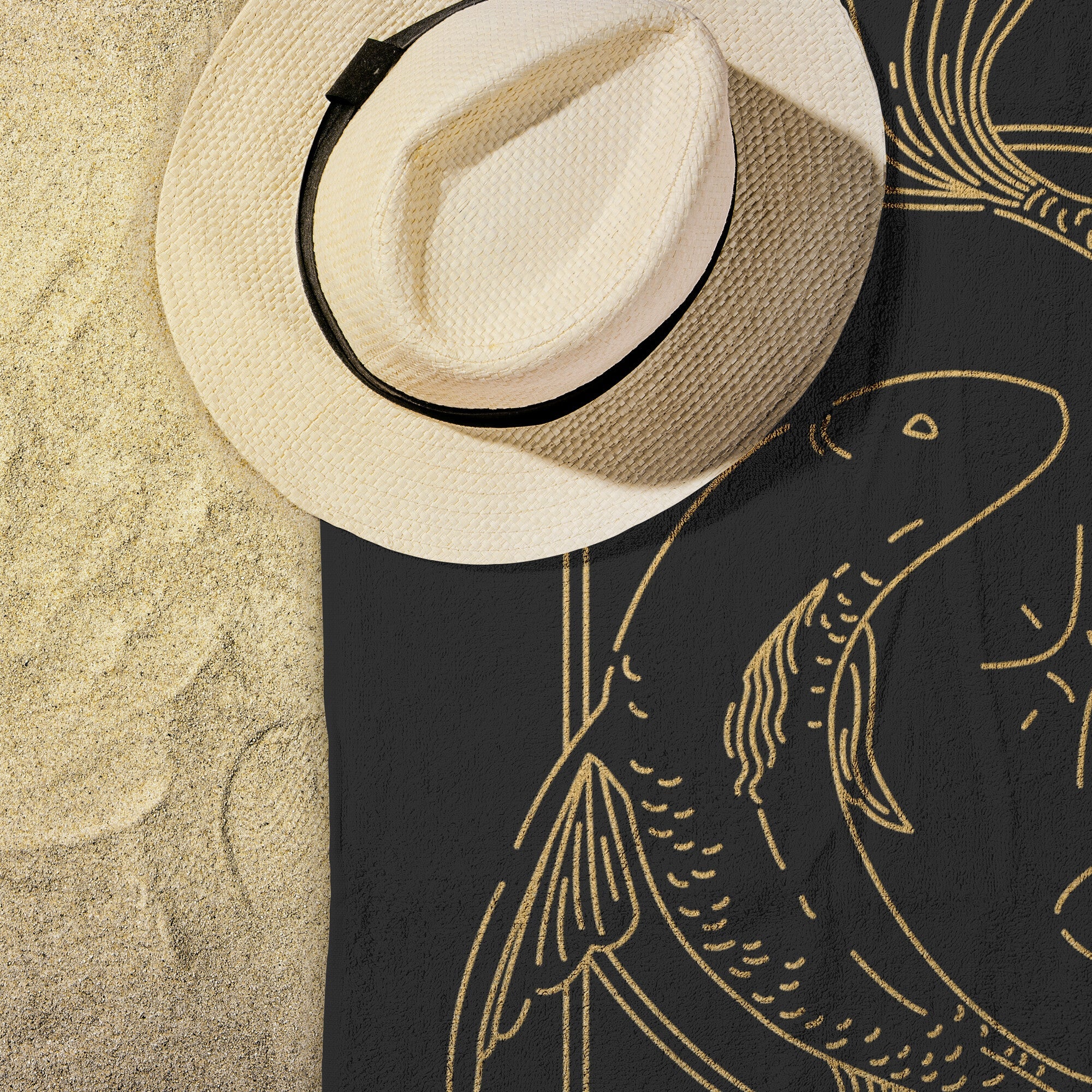 Zodiac Beach Towel - Pisces