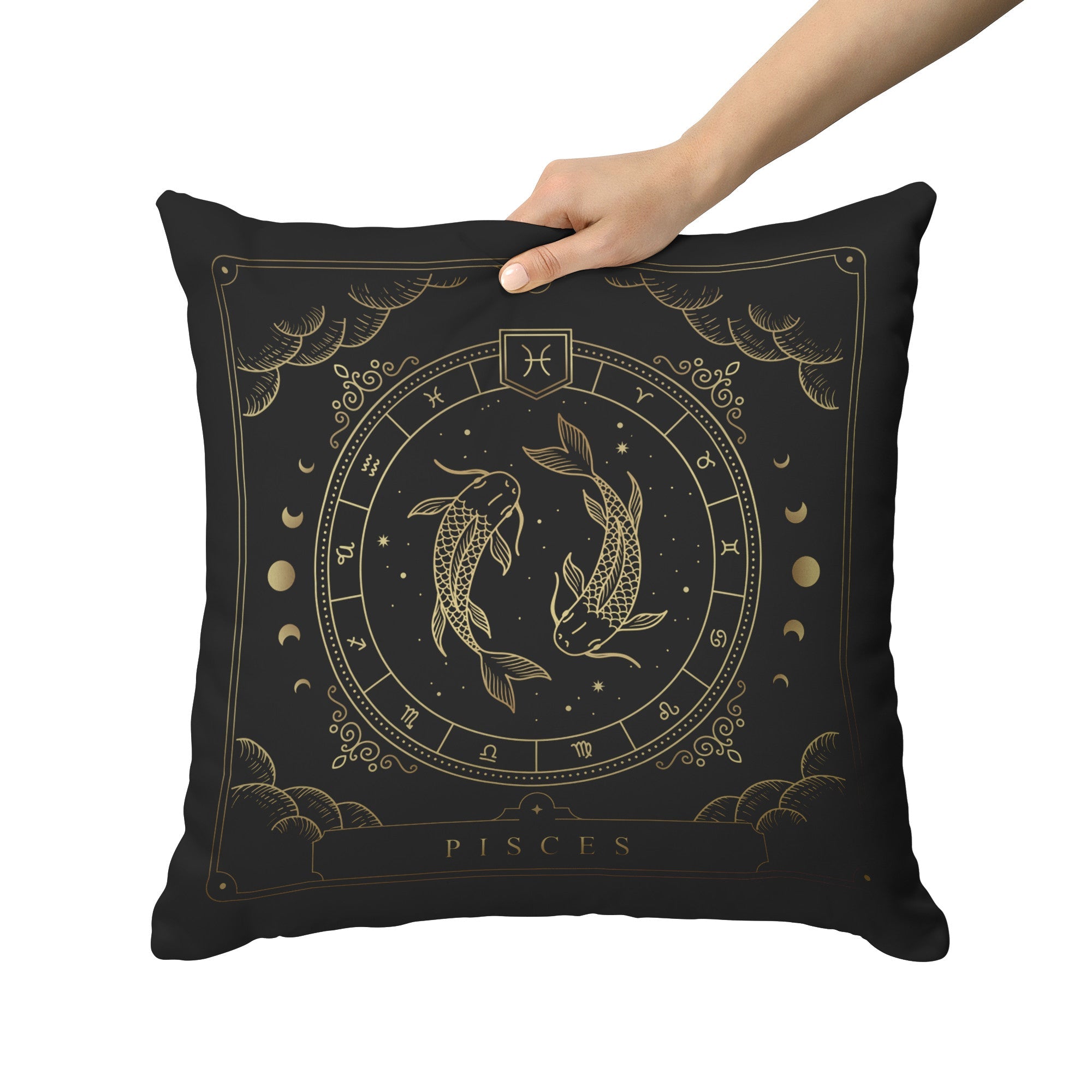 "Zodiac Series - Pisces" Throw Pillow