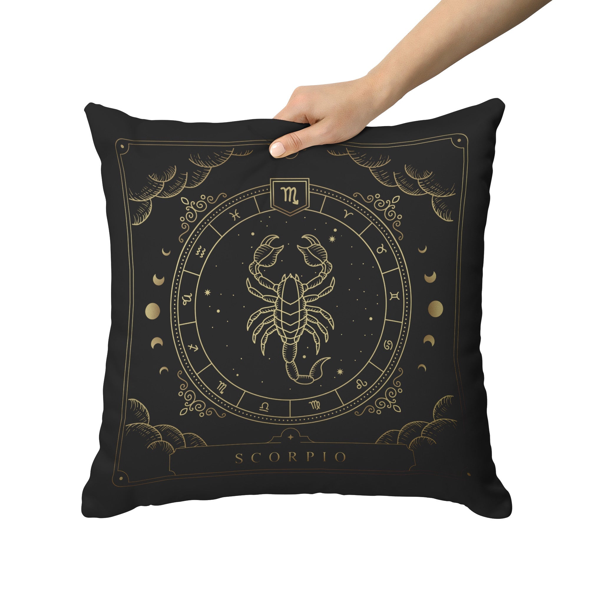 "Zodiac Series - Scorpio" Throw Pillow
