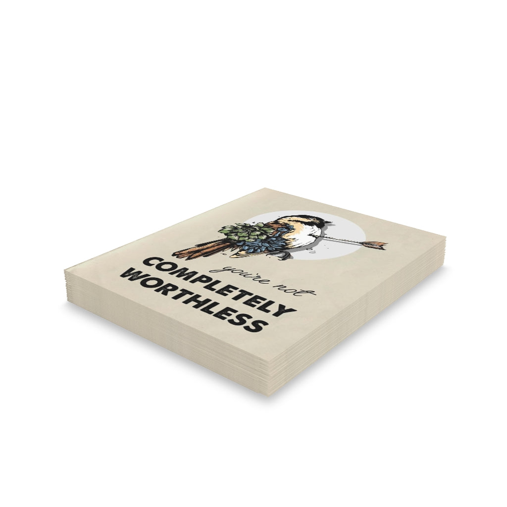"You're Not Completely Worthless" Greeting Card