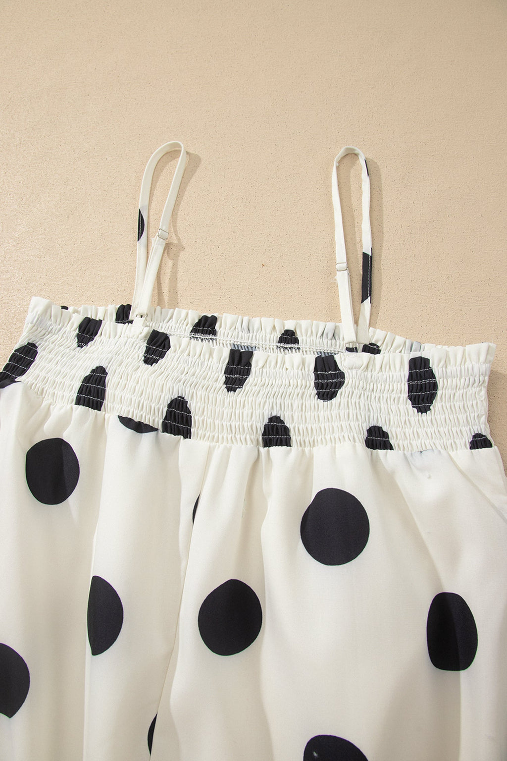 Polka Dot Spaghetti Strap Maxi Dress
