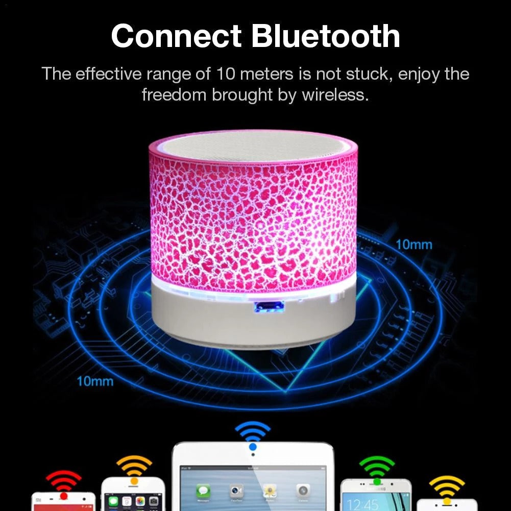 Portal LED Mini Bluetooth Speaker Buy 1 Get 2 Free