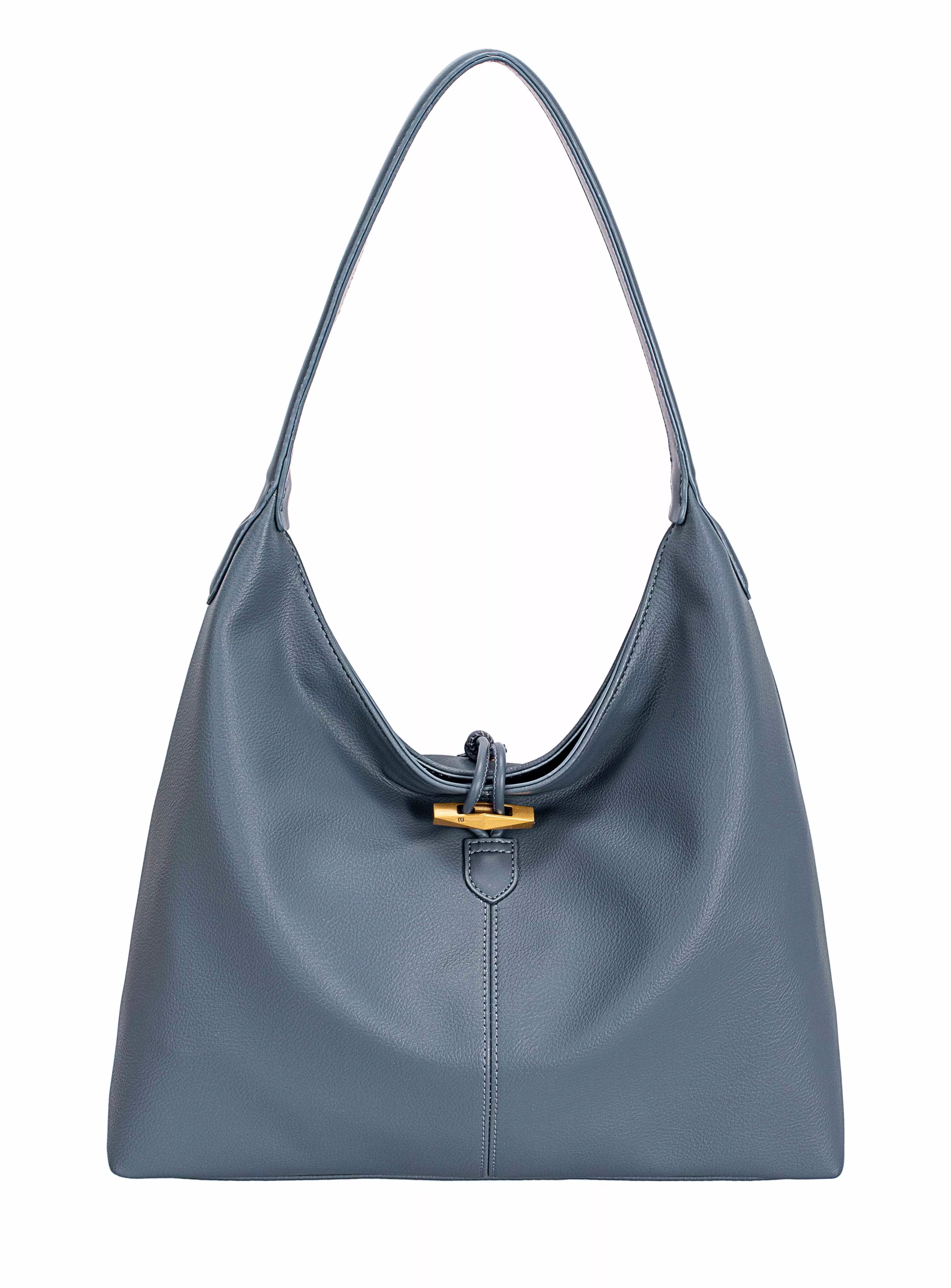 David Jones Classic Leather Shoulder Bag Genuine Leather