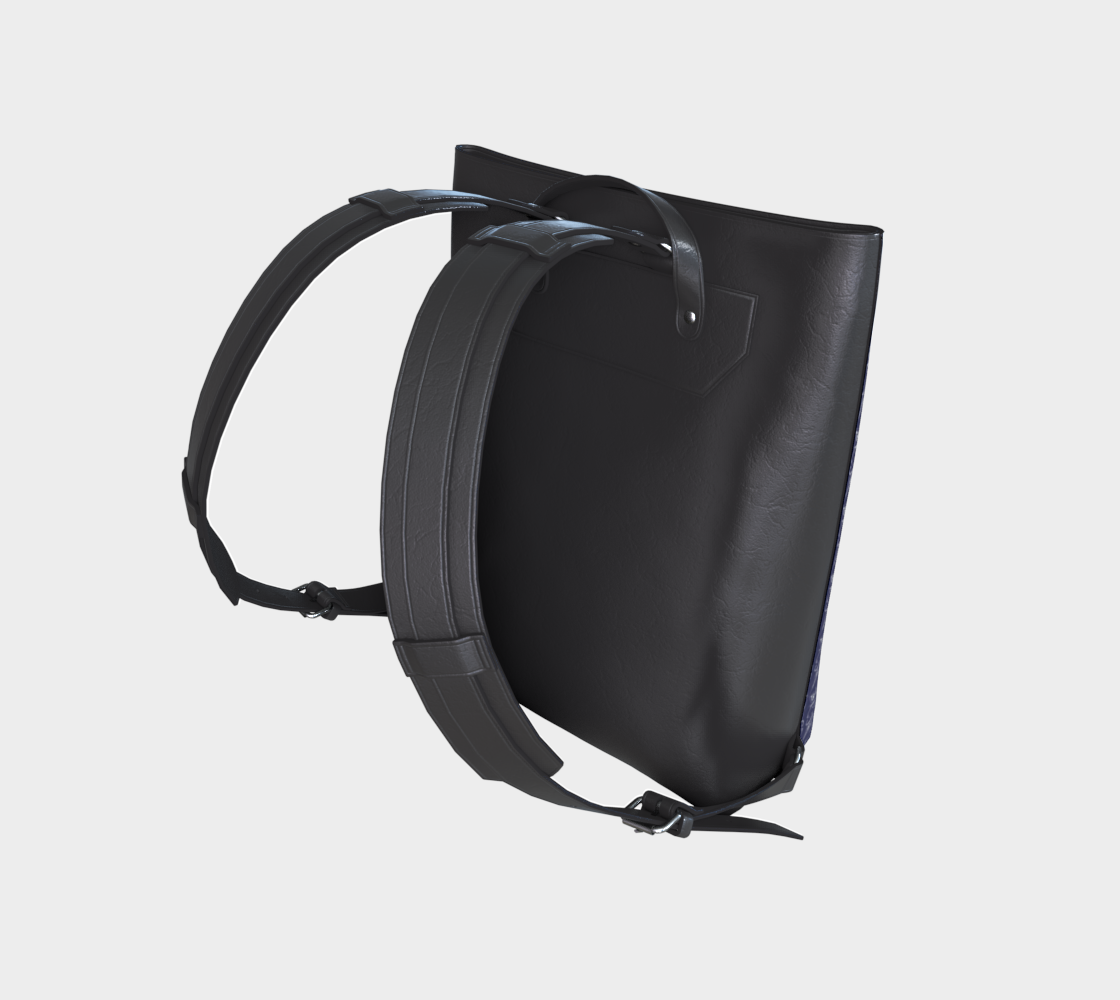 Silver Fairy Vegan Leather Backpack