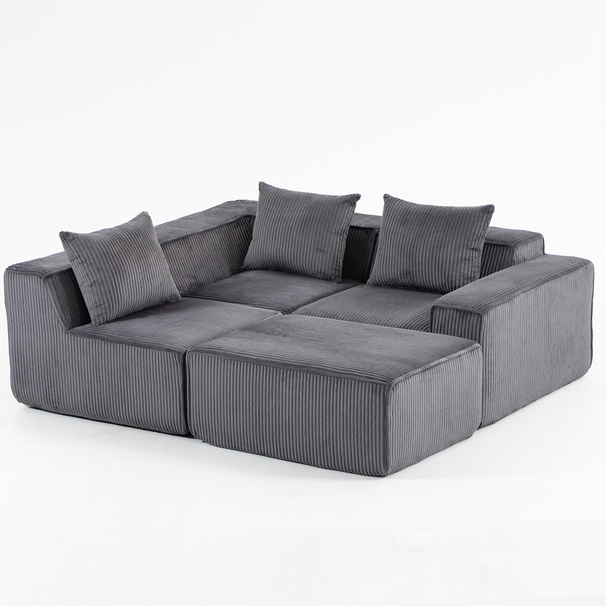 Multi person modular compression sofa that can be freely combined-33005-4