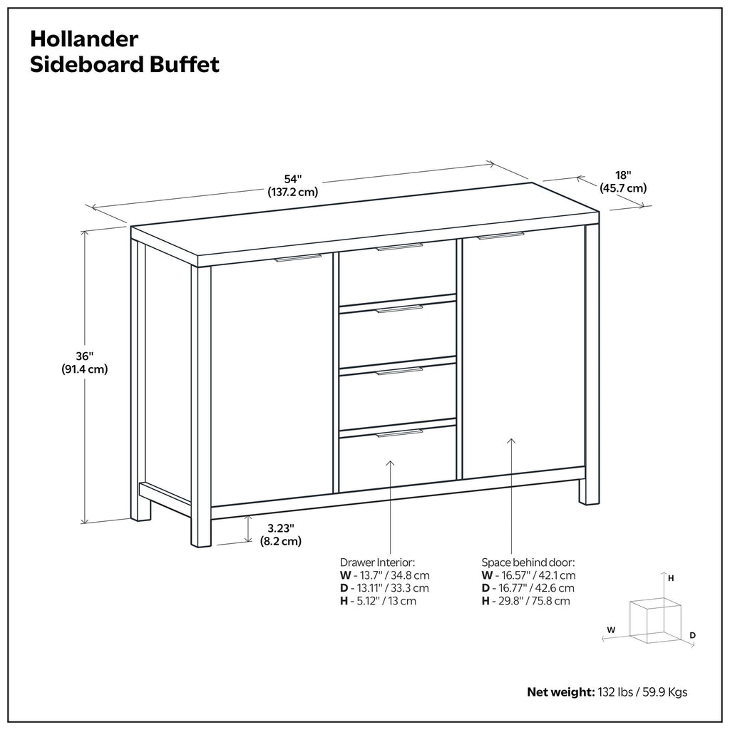 Hollander - Handcrafted Sideboard Buffet