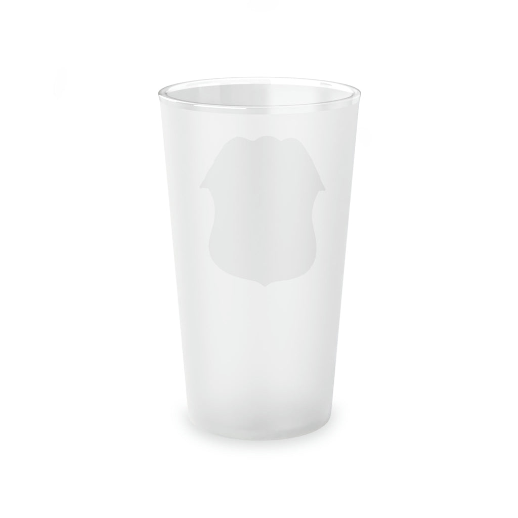 Army CID Badge - Frosted Pint Glass, 16oz