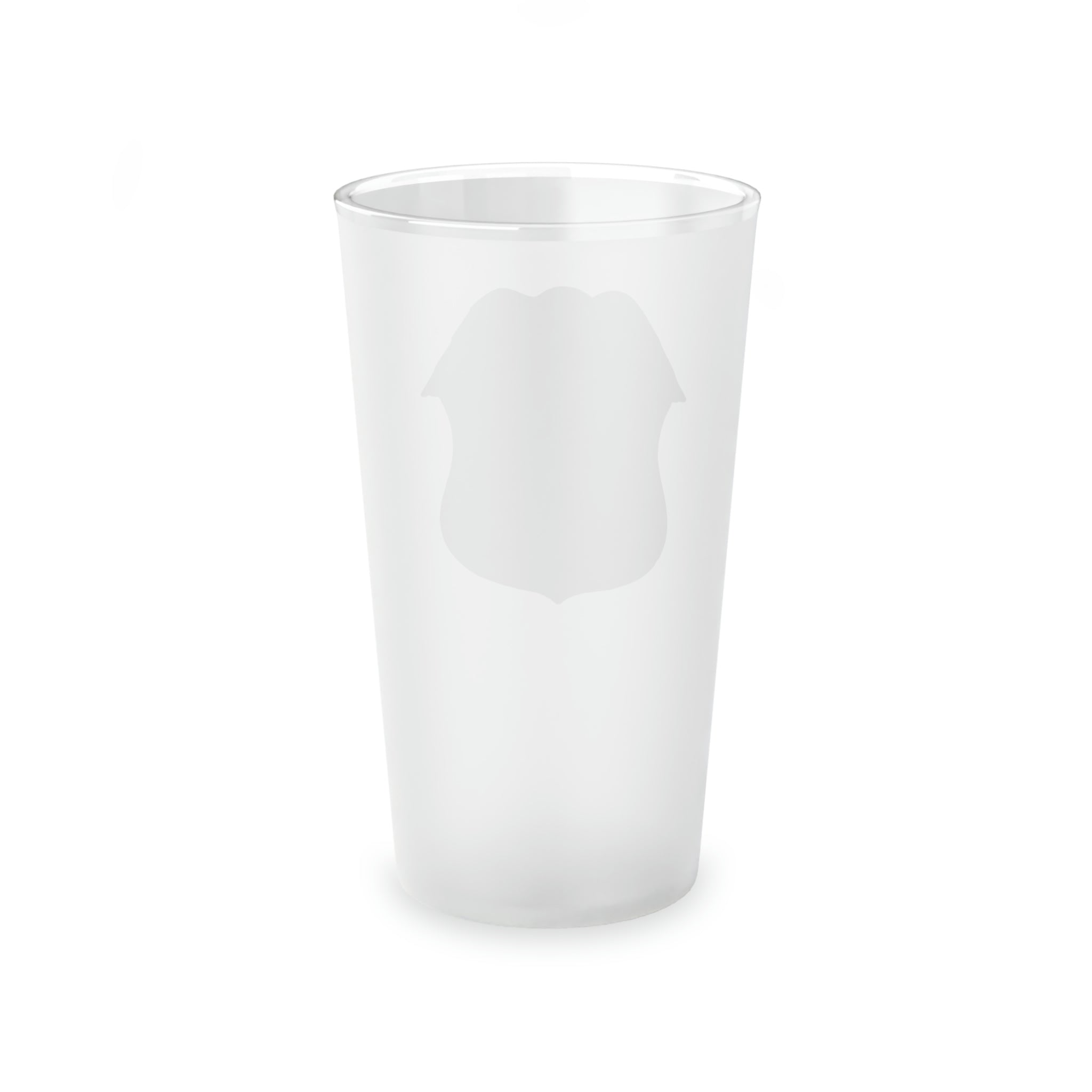 Army CID Badge - Frosted Pint Glass, 16oz