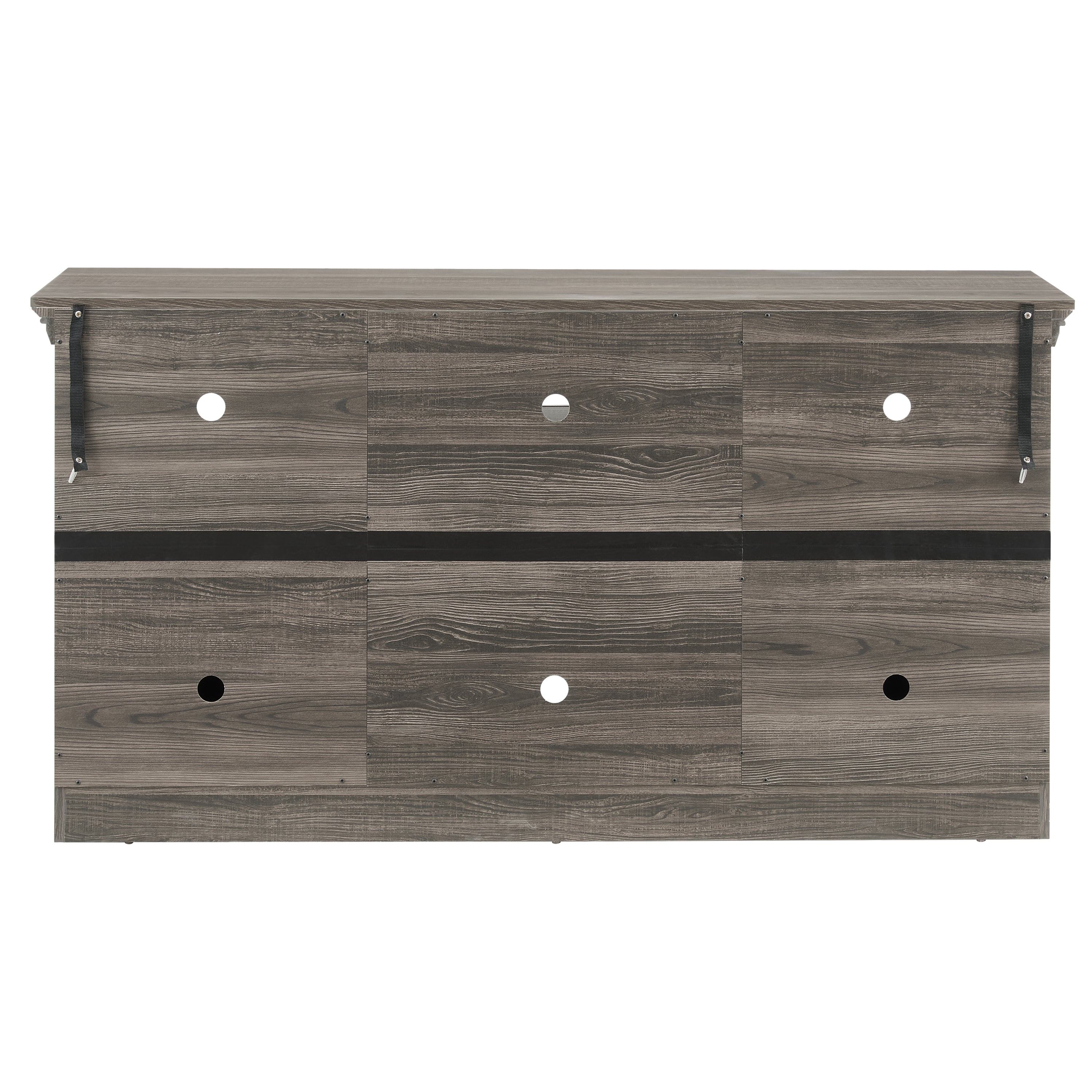 2 Doors Cabinet Farmhouse  Cabinet, Farmhouse TV Stand Barn Design,Modern Farmhouse TV Media Stand, Large Barn Inspired Home Entertainment Console,GREY, 60.23'W*15.35'D*31.7'H