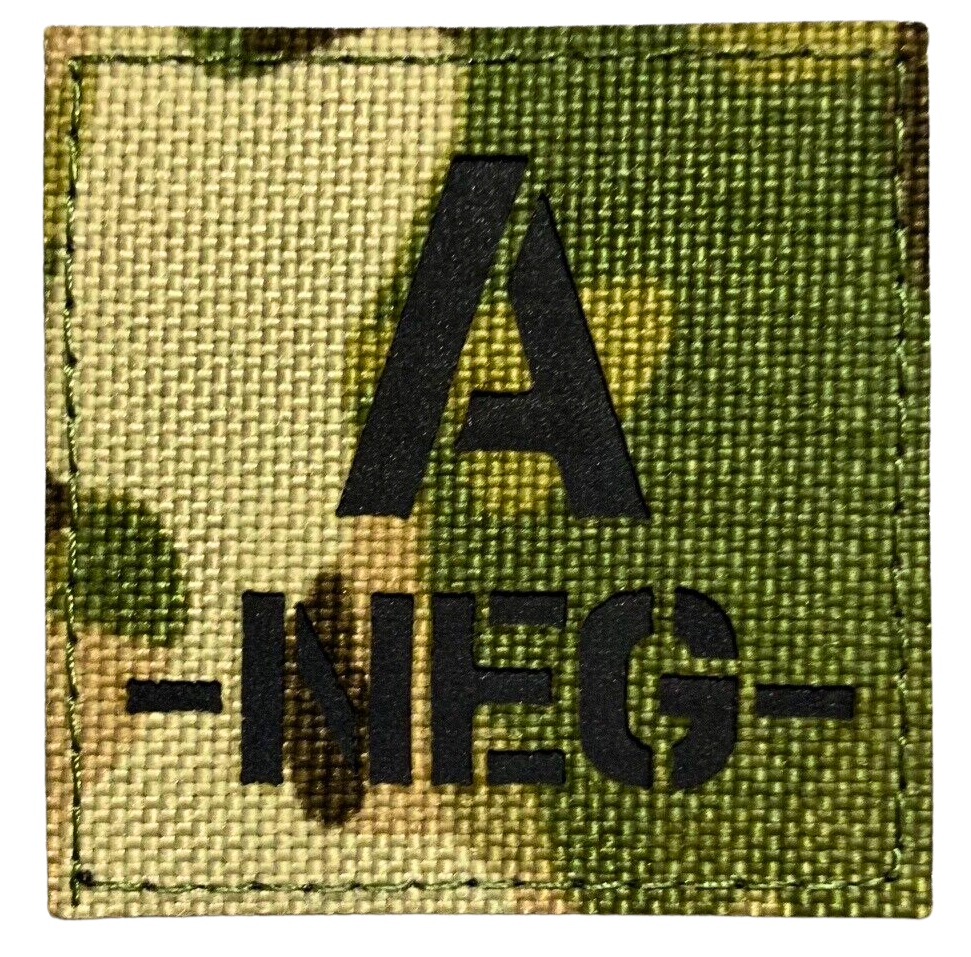 Reflective Fabric A NEG Patch Multicam