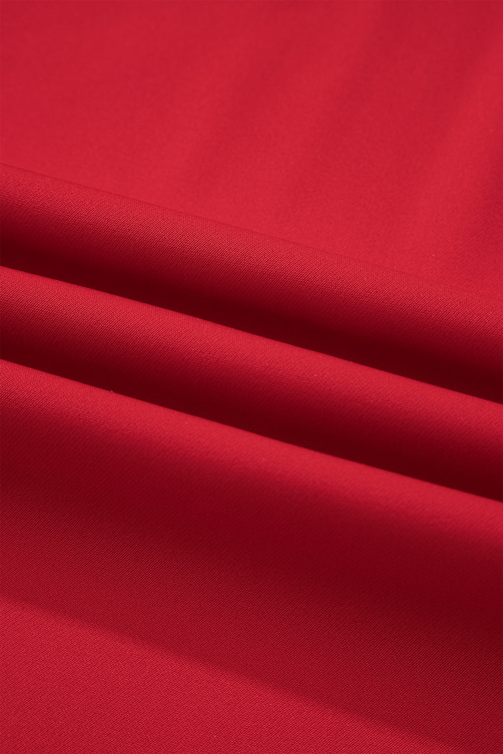 Solid Pleated Pull-On Straight Leg Pants