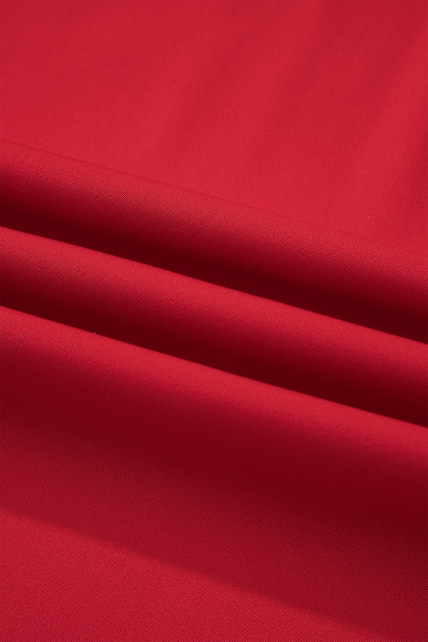 Solid Pleated Pull-On Straight Leg Pants