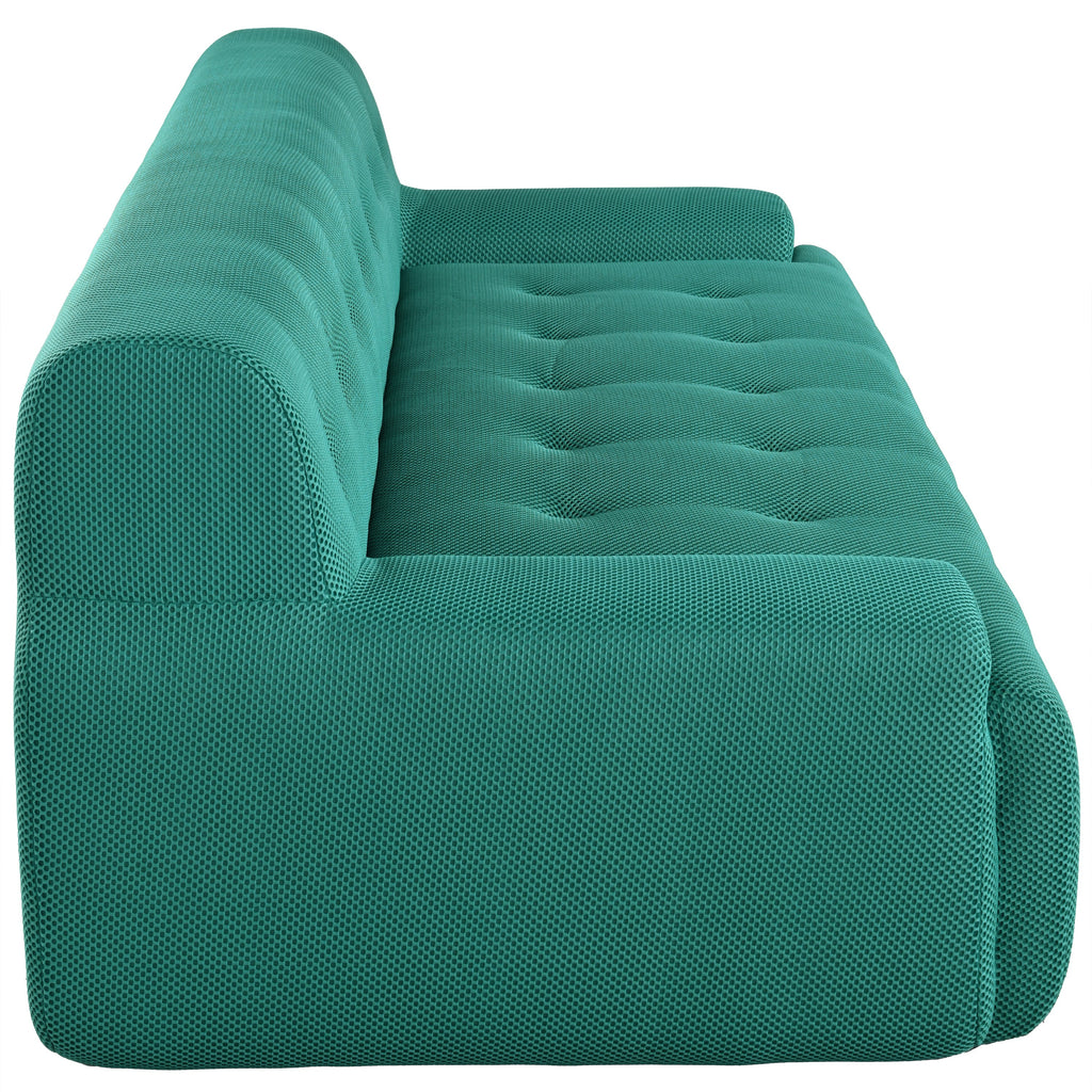 U_Style 86.2'' Modern Minimalist Style Tufted Design Upholstered Sofa, 3-Seat Compression Sofa for Living Room, Bedroom, and Apartment
