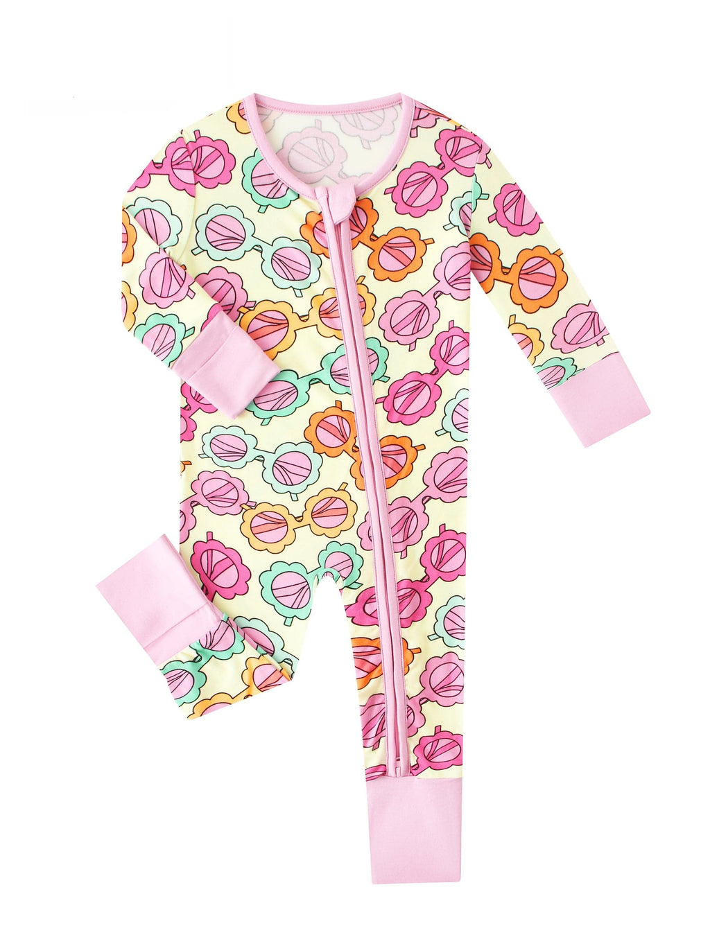 Posh TOT Sassy Shades Bamboo Baby Convertible Zippy Romper  CINCO DE MAYO PROMO - FINAL SALE