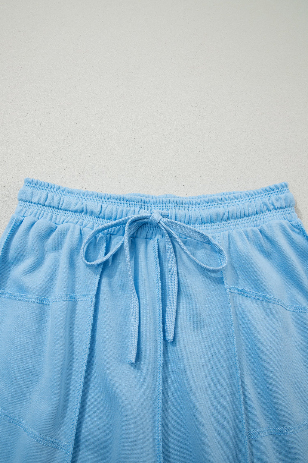 Solid Drop Shoulder Boxy Tee & Barrel Pants Set